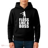 Floss Like A Boss Dance Logo Kids Hoodie thumb 4