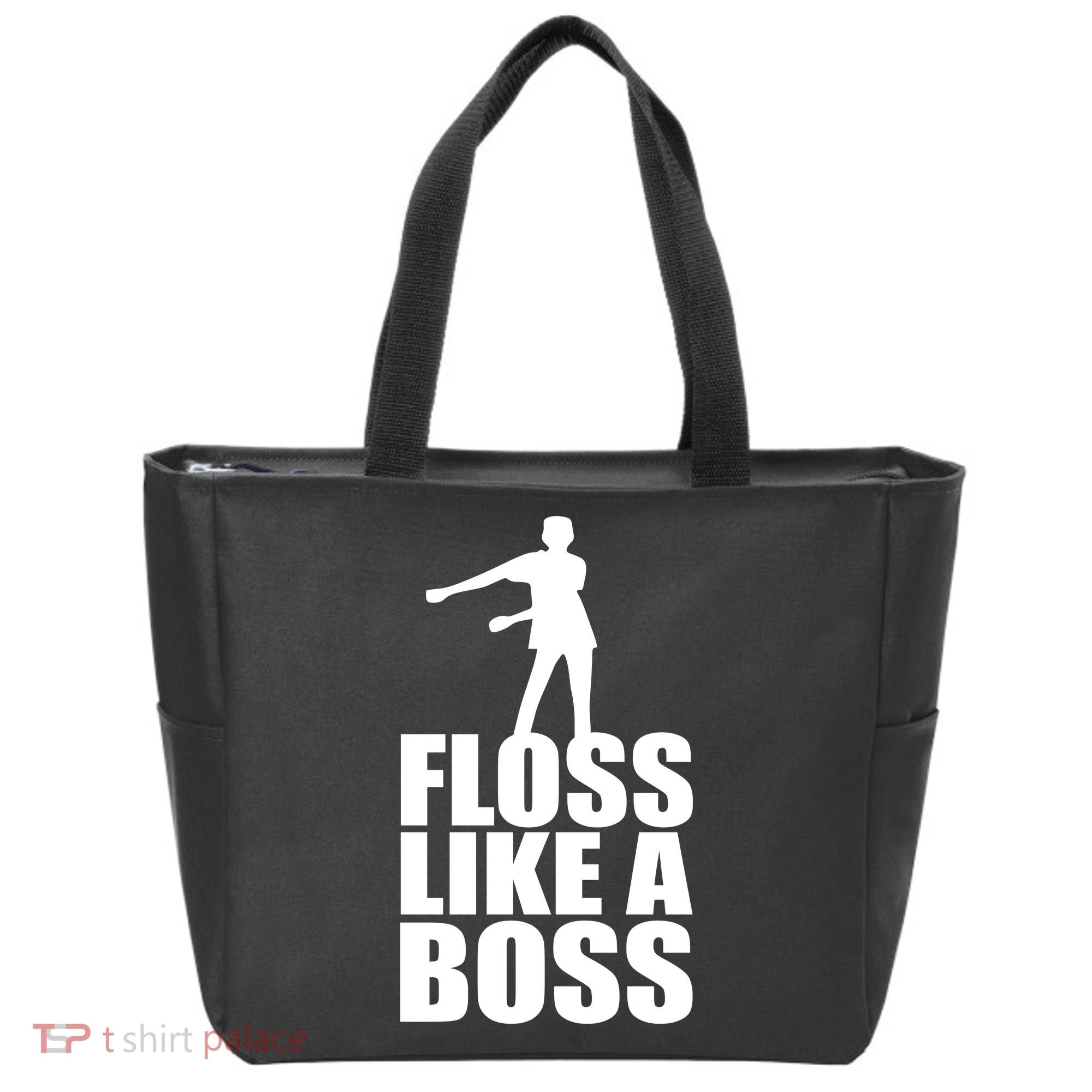 Floss Like A Boss Dance Logo Bag