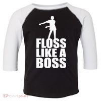 Floss Like A Boss Dance Logo Toddler Fine Jersey T-Shirt thumb 0