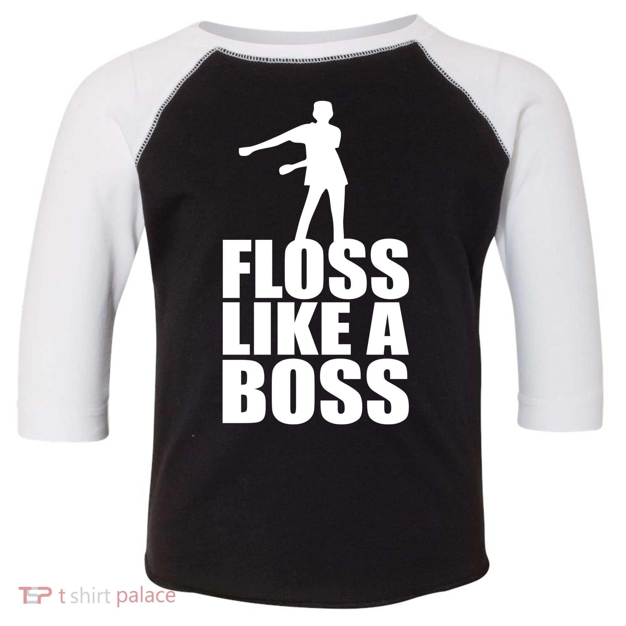 Floss Like A Boss Dance Logo Toddler Fine Jersey T-Shirt