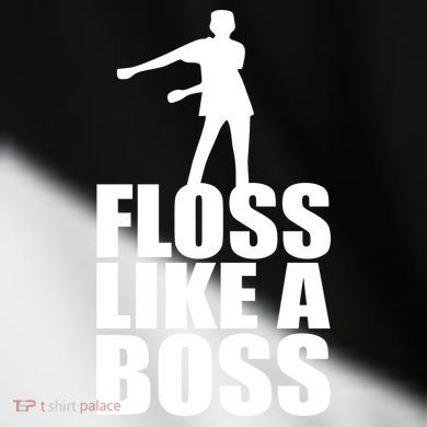 Floss Like A Boss Dance Logo Toddler Fine Jersey T-Shirt