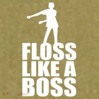 Floss Like A Boss Dance Logo Garment-Dyed Women's Muscle Tee thumb 6