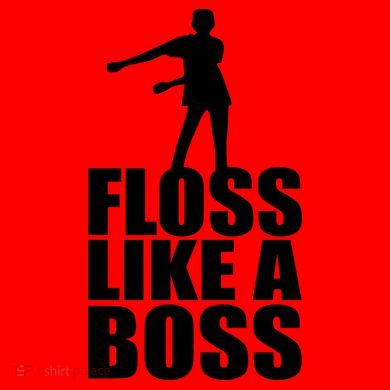 Floss Like A Boss Dance Logo Santa Hat