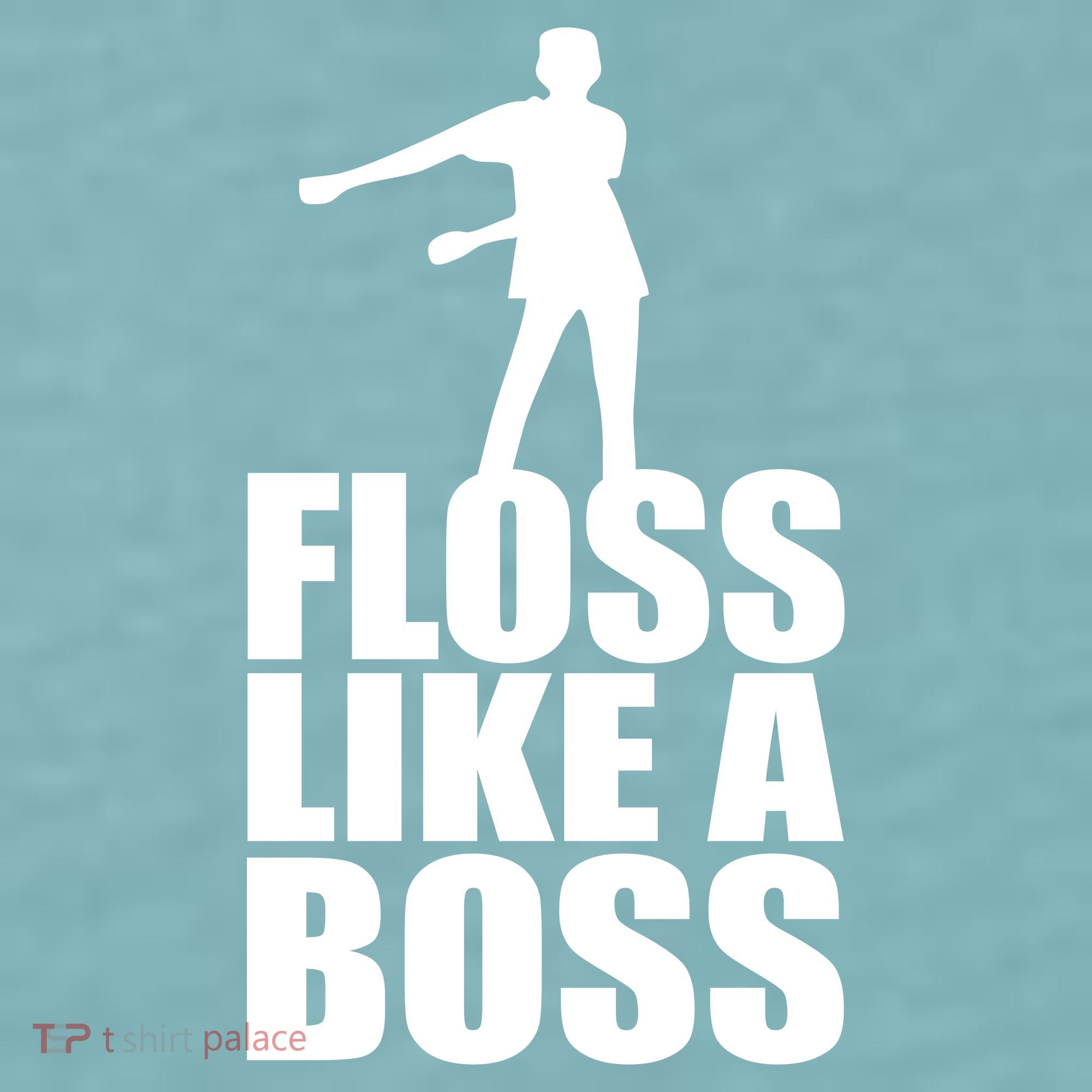 Floss Like A Boss Dance Logo Sueded Cloud Jersey T-Shirt