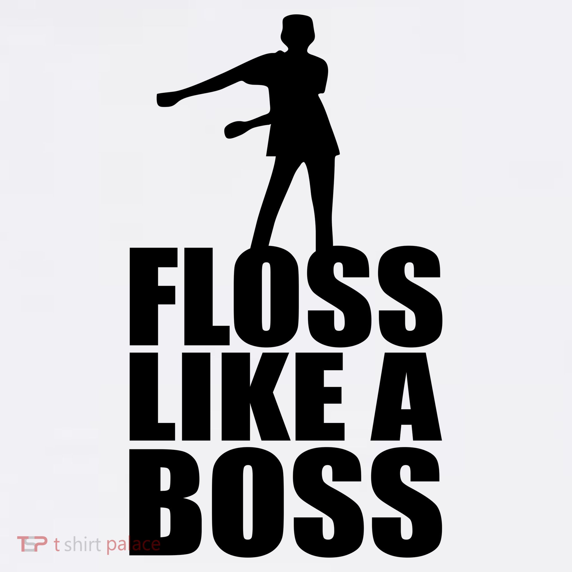 Floss Like A Boss Dance Logo Garment-Dyed Sweatshirt