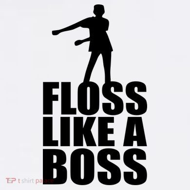 Floss Like A Boss Dance Logo Comfort Colors Garment-Dyed Hooded Sweatshirt