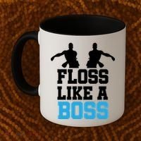 Floss Like a Boss Dance Move Coffee Mug thumb 2