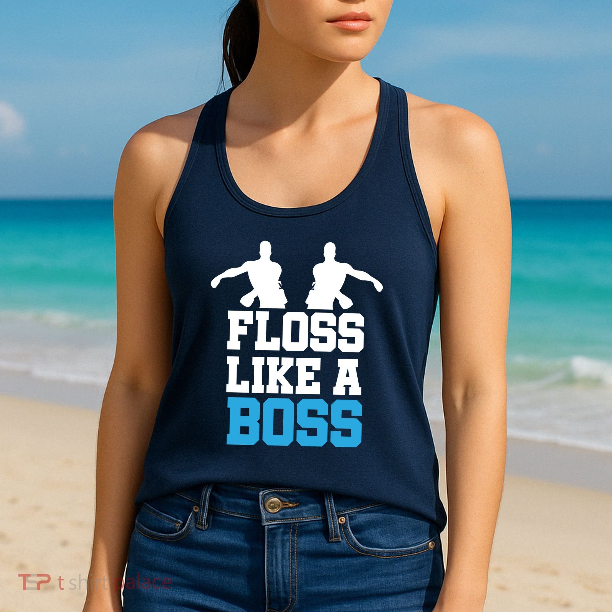 Floss Like a Boss Dance Move Women's Tank Top