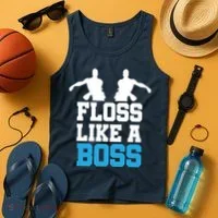 Floss Like a Boss Dance Move Tank Top thumb 4
