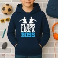 Floss Like a Boss Dance Move Kids Hoodie thumb 2