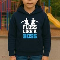 Floss Like a Boss Dance Move Kids Hoodie thumb 3