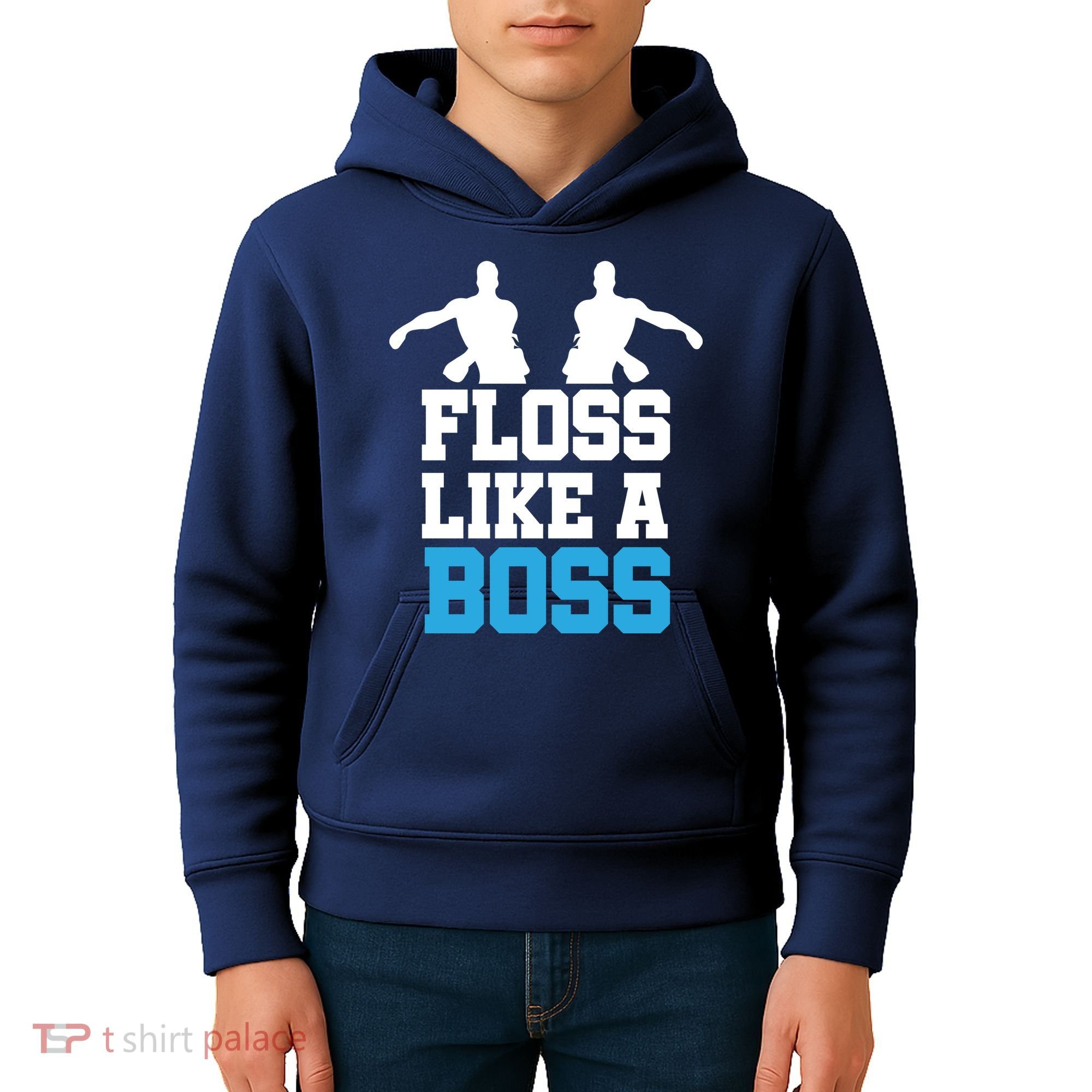 Floss Like a Boss Dance Move Kids Hoodie