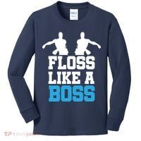 Floss Like a Boss Dance Move Kids Long Sleeve Shirt thumb 0