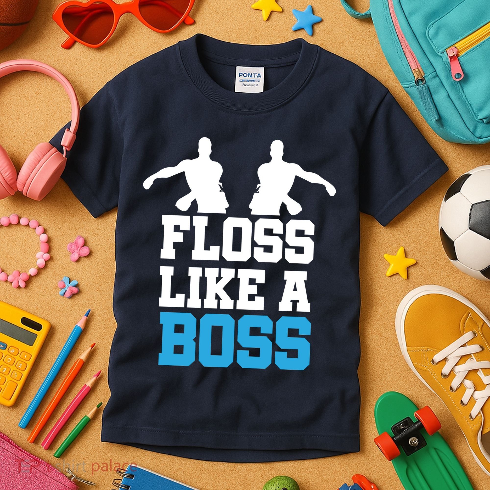 Floss Like a Boss Dance Move Kids T-Shirt
