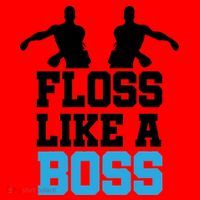 Floss Like a Boss Dance Move Santa Hat thumb 1