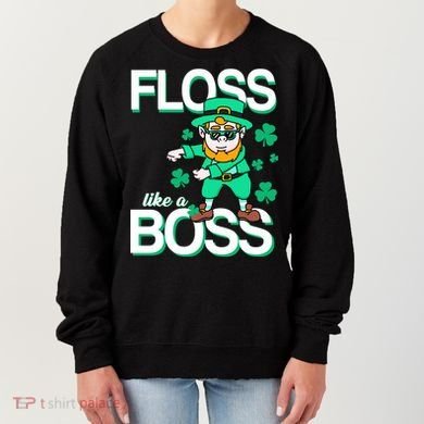 Floss Like A Boss Leprechaun Women's Sweatshirt