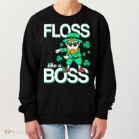 Floss Like A Boss Leprechaun Women's Sweatshirt thumb 0