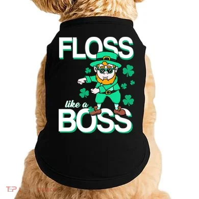 Floss Like A Boss Leprechaun Doggie Tank