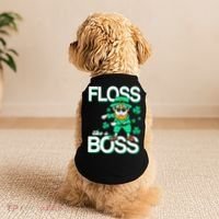 Floss Like A Boss Leprechaun Doggie Tank thumb 2