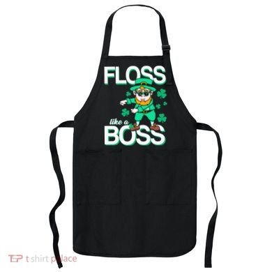 Floss Like A Boss Leprechaun Apron