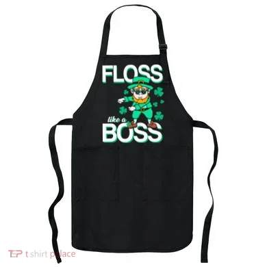 Floss Like A Boss Leprechaun Apron