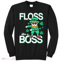 Floss Like A Boss Leprechaun Sweatshirt thumb 0