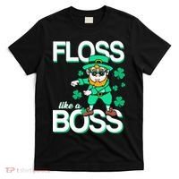 Floss Like A Boss Leprechaun T-Shirt thumb 0