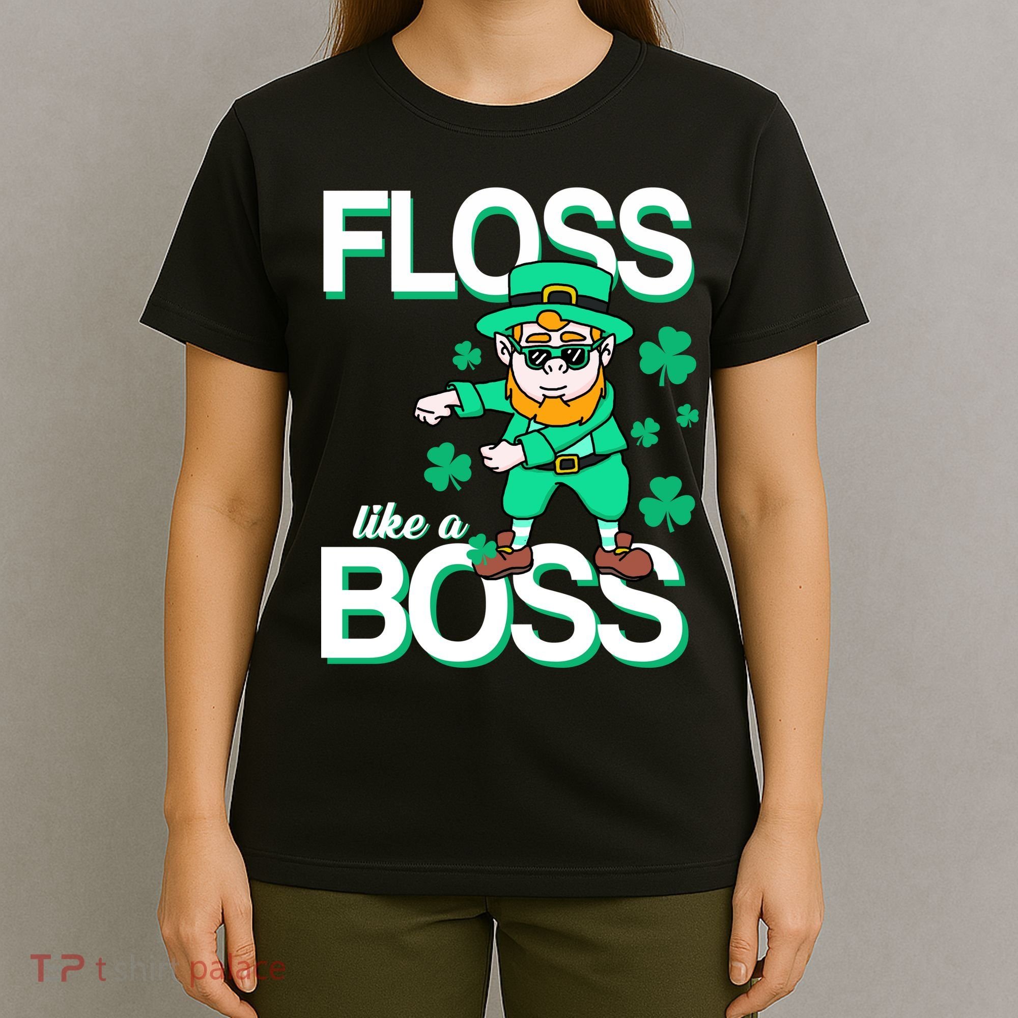 Floss Like A Boss Leprechaun T-Shirt