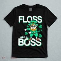 Floss Like A Boss Leprechaun T-Shirt thumb 5