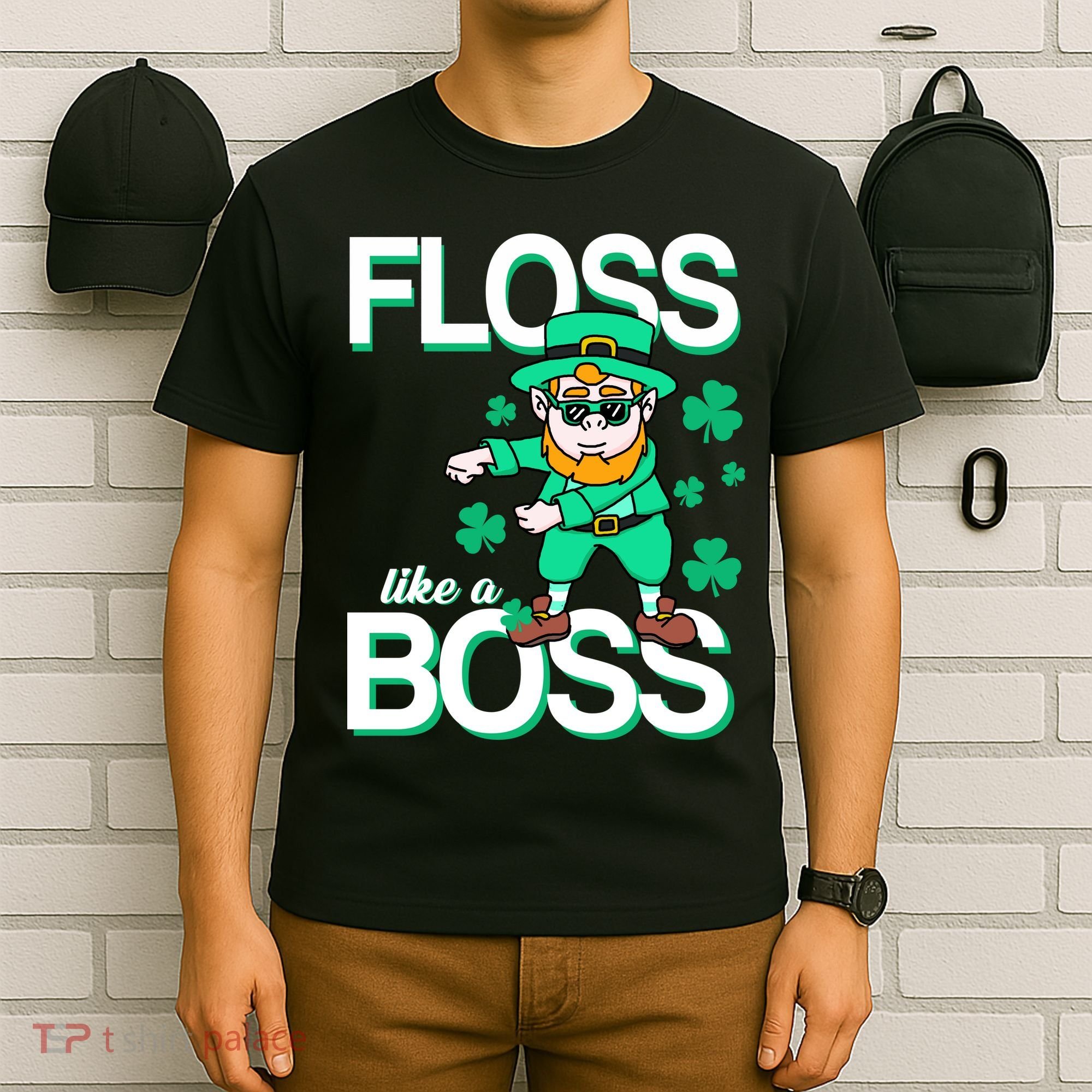 Floss Like A Boss Leprechaun T-Shirt