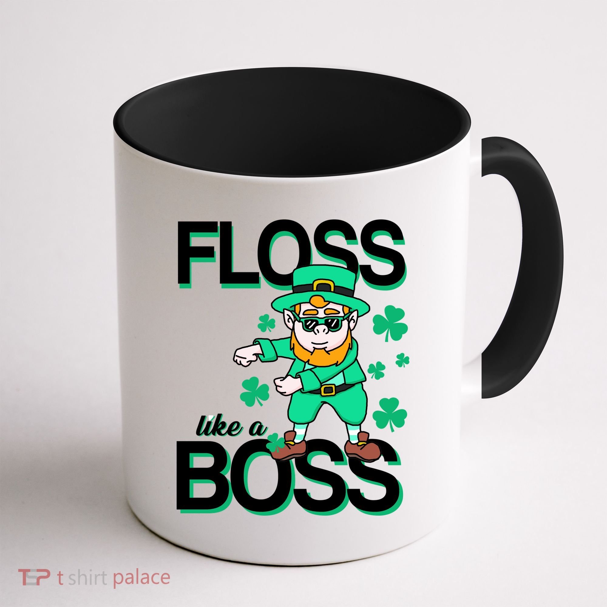 Floss Like A Boss Leprechaun Coffee Mug