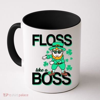 Floss Like A Boss Leprechaun Coffee Mug