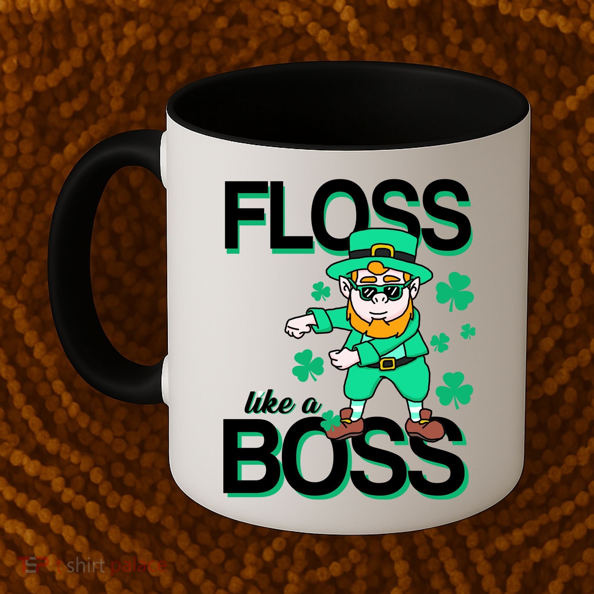 Floss Like A Boss Leprechaun Coffee Mug