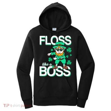 Floss Like A Boss Leprechaun Women's Hoodie