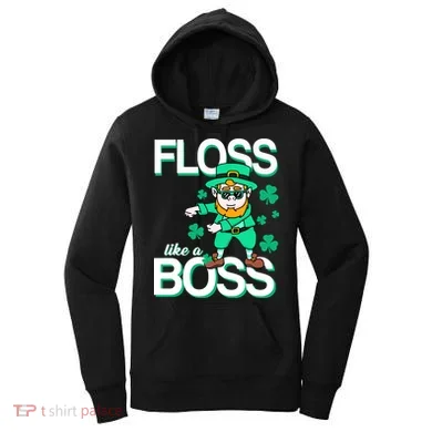 Floss Like A Boss Leprechaun Women's Hoodie