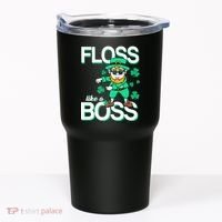 Floss Like A Boss Leprechaun Tumbler thumb 0