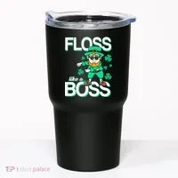 Floss Like A Boss Leprechaun Tumbler thumb 0
