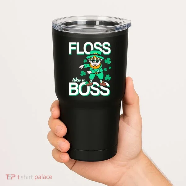 Floss Like A Boss Leprechaun Tumbler