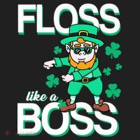 Floss Like A Boss Leprechaun Tumbler thumb 3