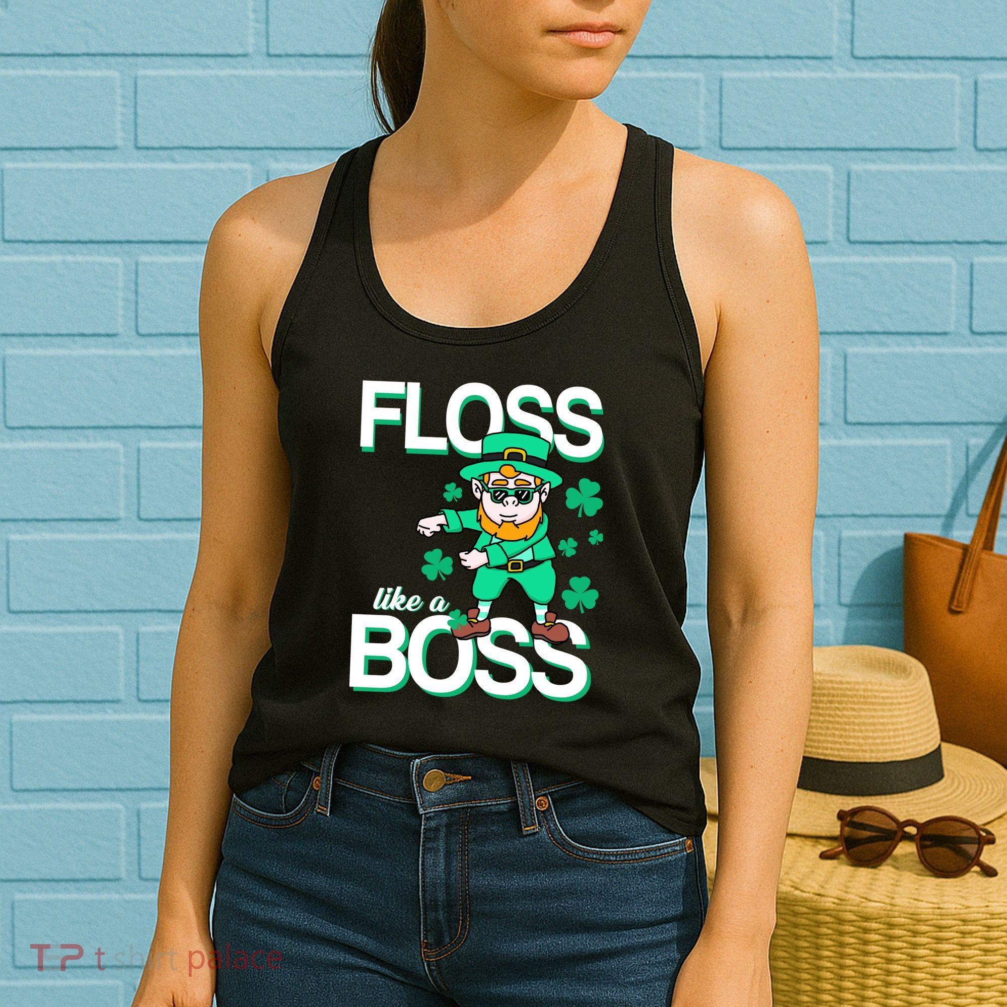 Floss Like A Boss Leprechaun Women's Tank Top