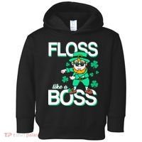 Floss Like A Boss Leprechaun Toddler Hoodie thumb 0