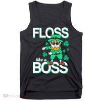 Floss Like A Boss Leprechaun Tank Top thumb 0
