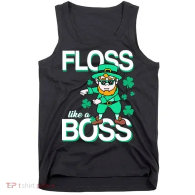 Floss Like A Boss Leprechaun Tank Top