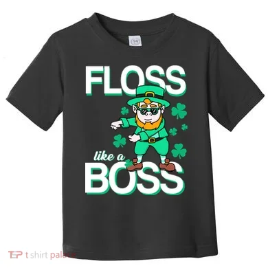 Floss Like A Boss Leprechaun Toddler T-Shirt
