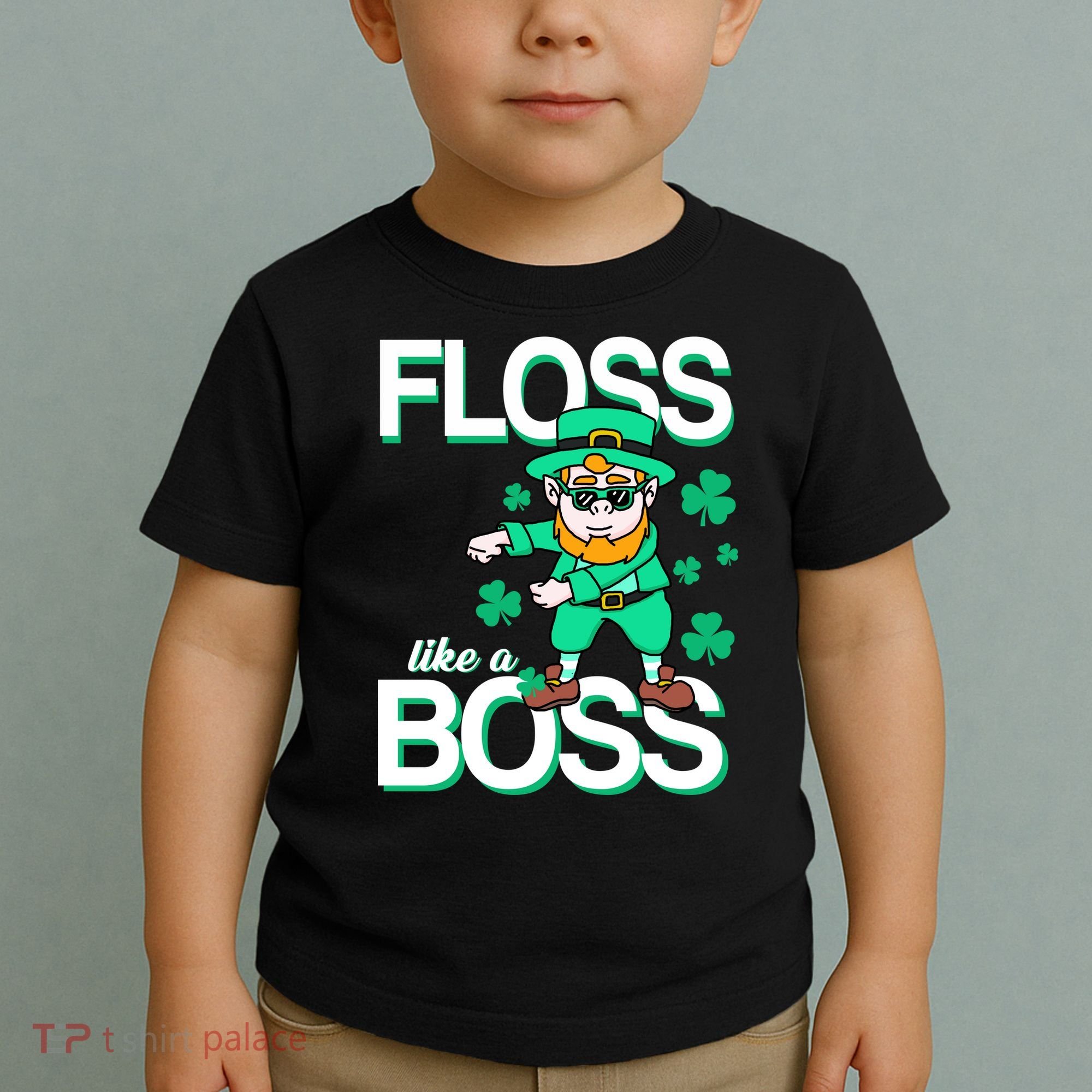 Floss Like A Boss Leprechaun Toddler T-Shirt