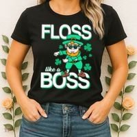Floss Like A Boss Leprechaun Women's T-Shirt thumb 2