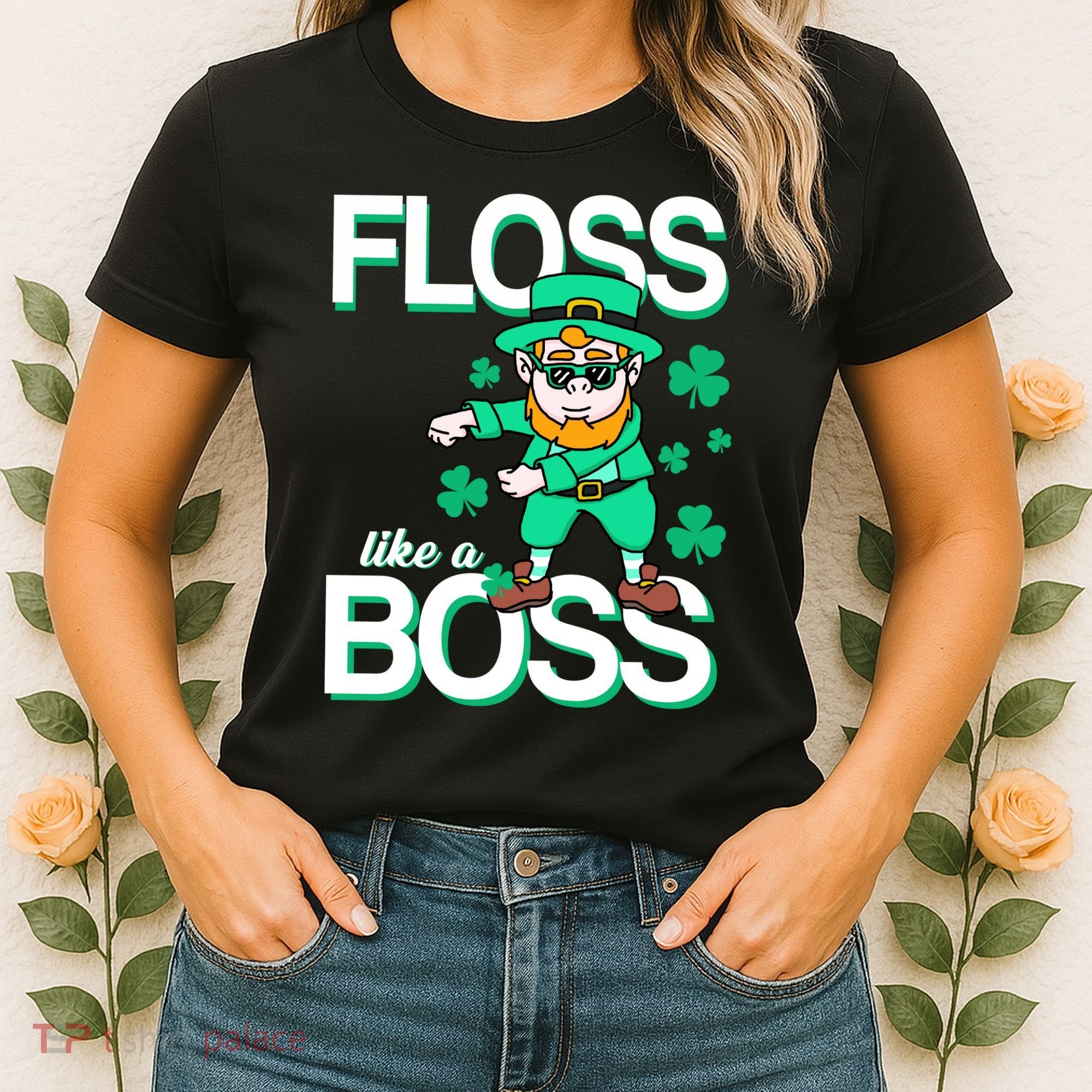 Floss Like A Boss Leprechaun Women's T-Shirt
