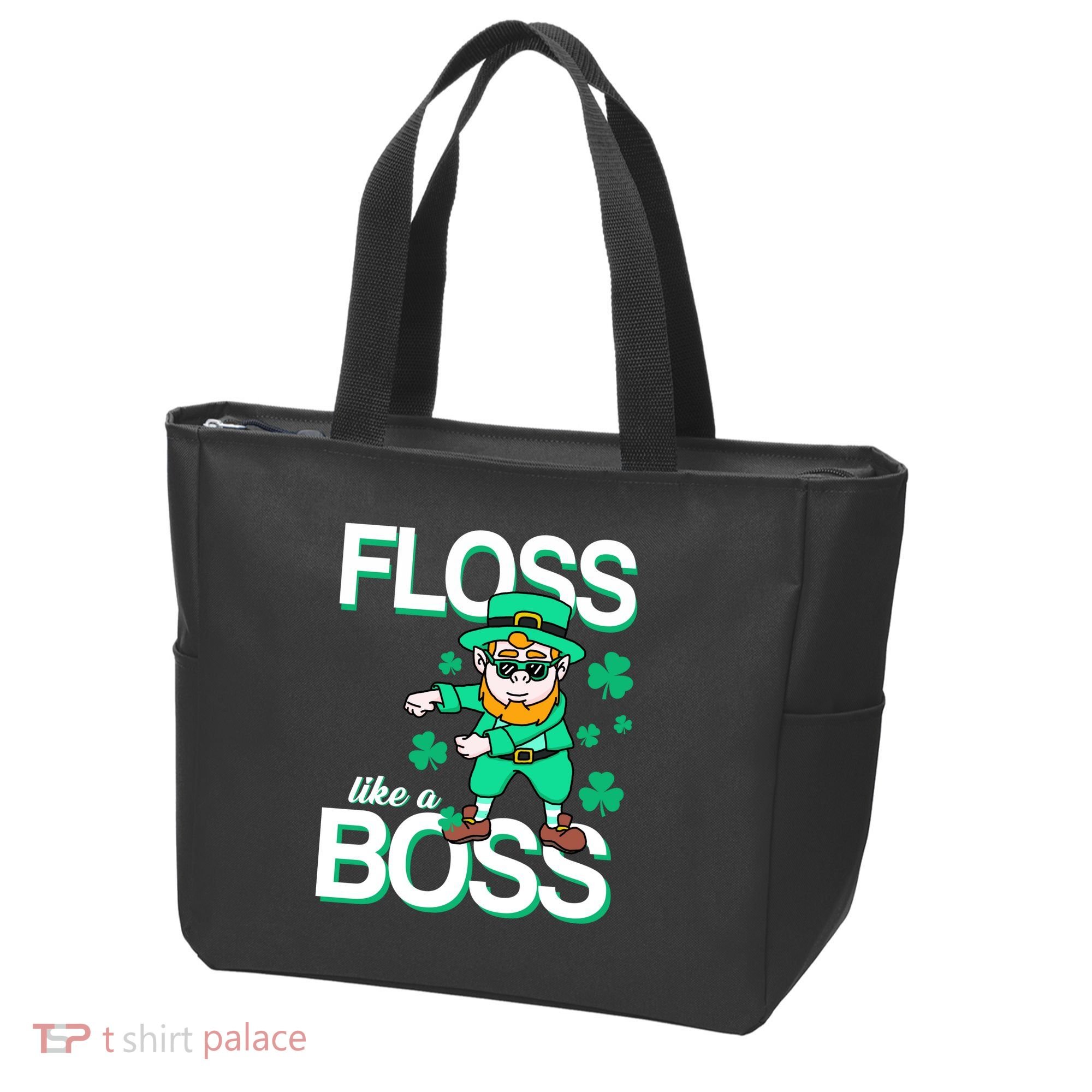 Floss Like A Boss Leprechaun Bag
