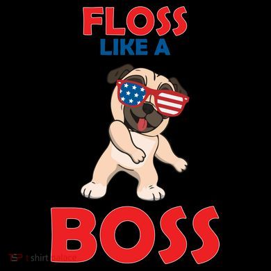 Floss Like A Boss Pug Dancing Coffee Mug
