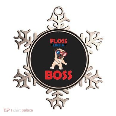 Floss Like A Boss Pug Dancing Ornament
